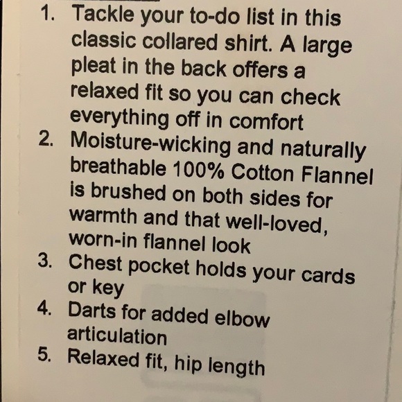 Lululemon Flannel - Picture 4 of 4